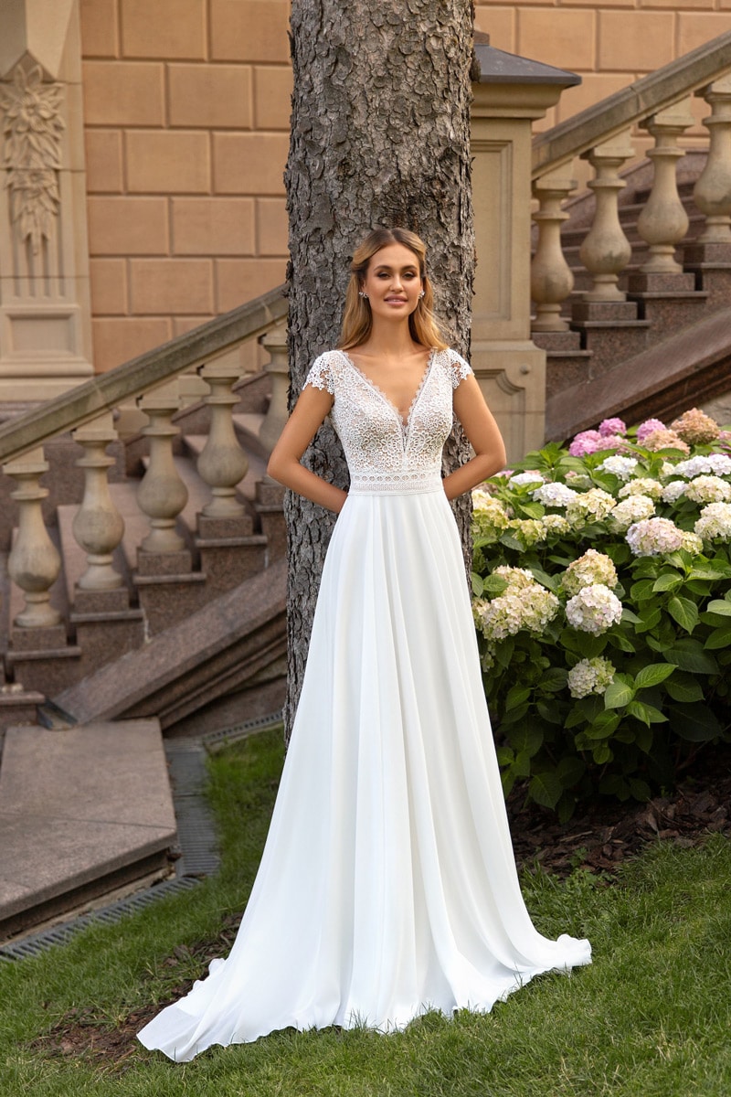 Angela Bianca 1038 Standesamt Brautkleid